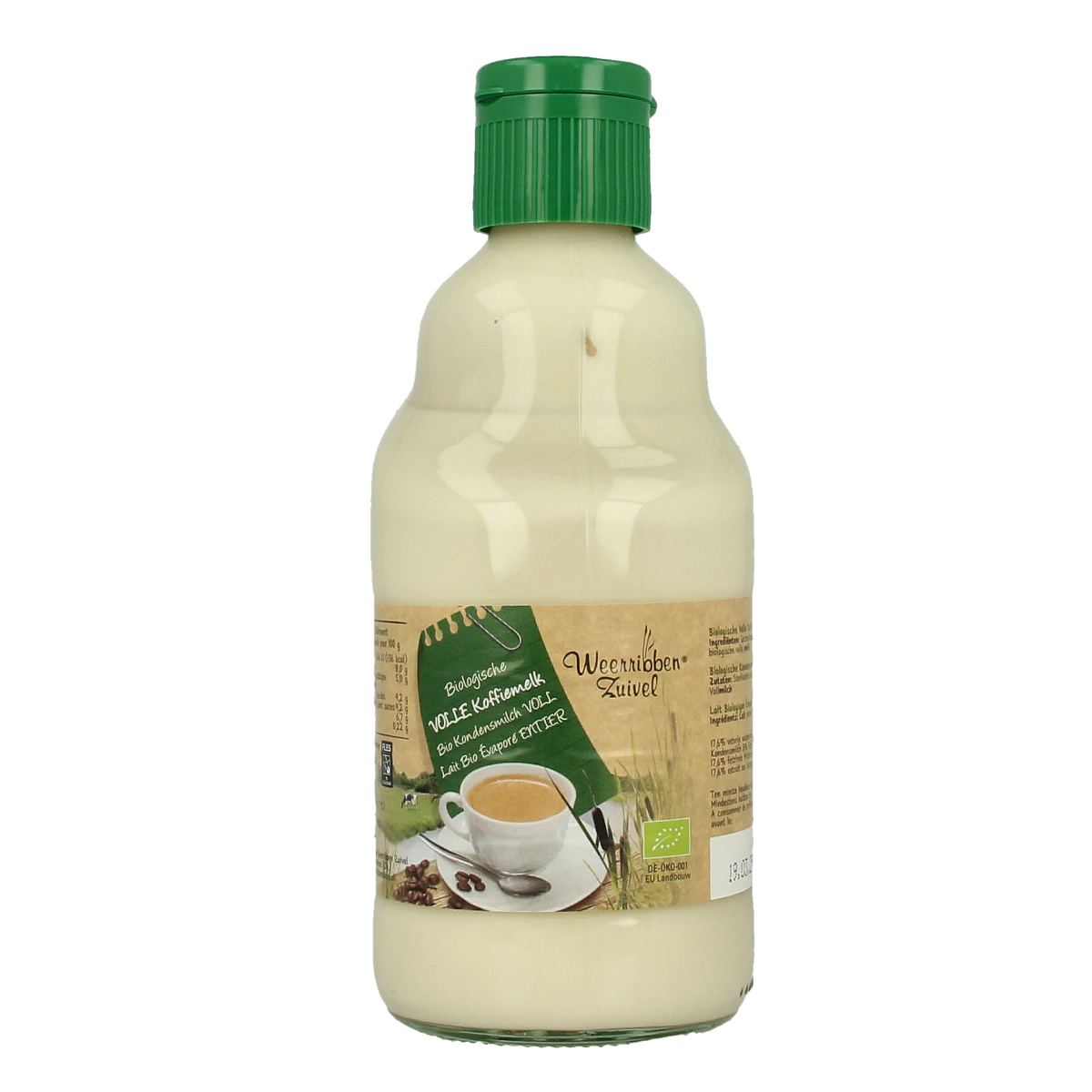 Weerribben Koffiemelk vol bio 372.00 Milliliter