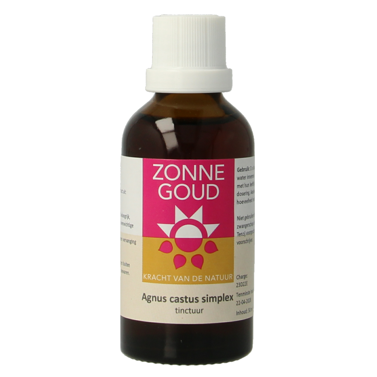 Zonnegoud Agnus castus simplex 50.00 Milliliter