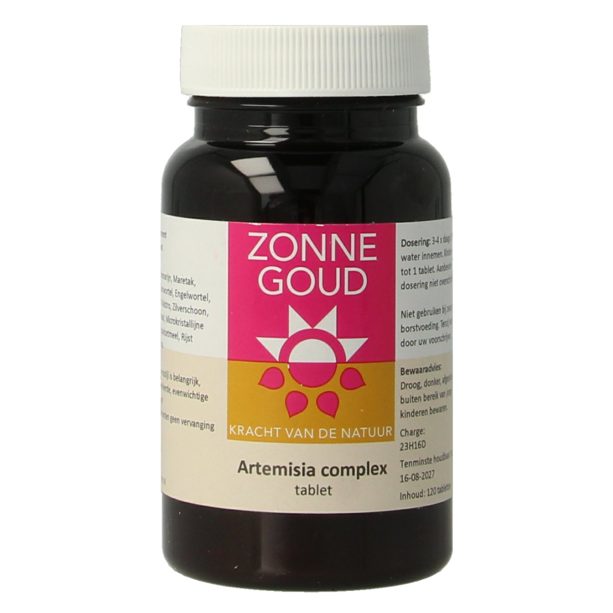 Zonnegoud Artemisia complex 120.00 Tabletten