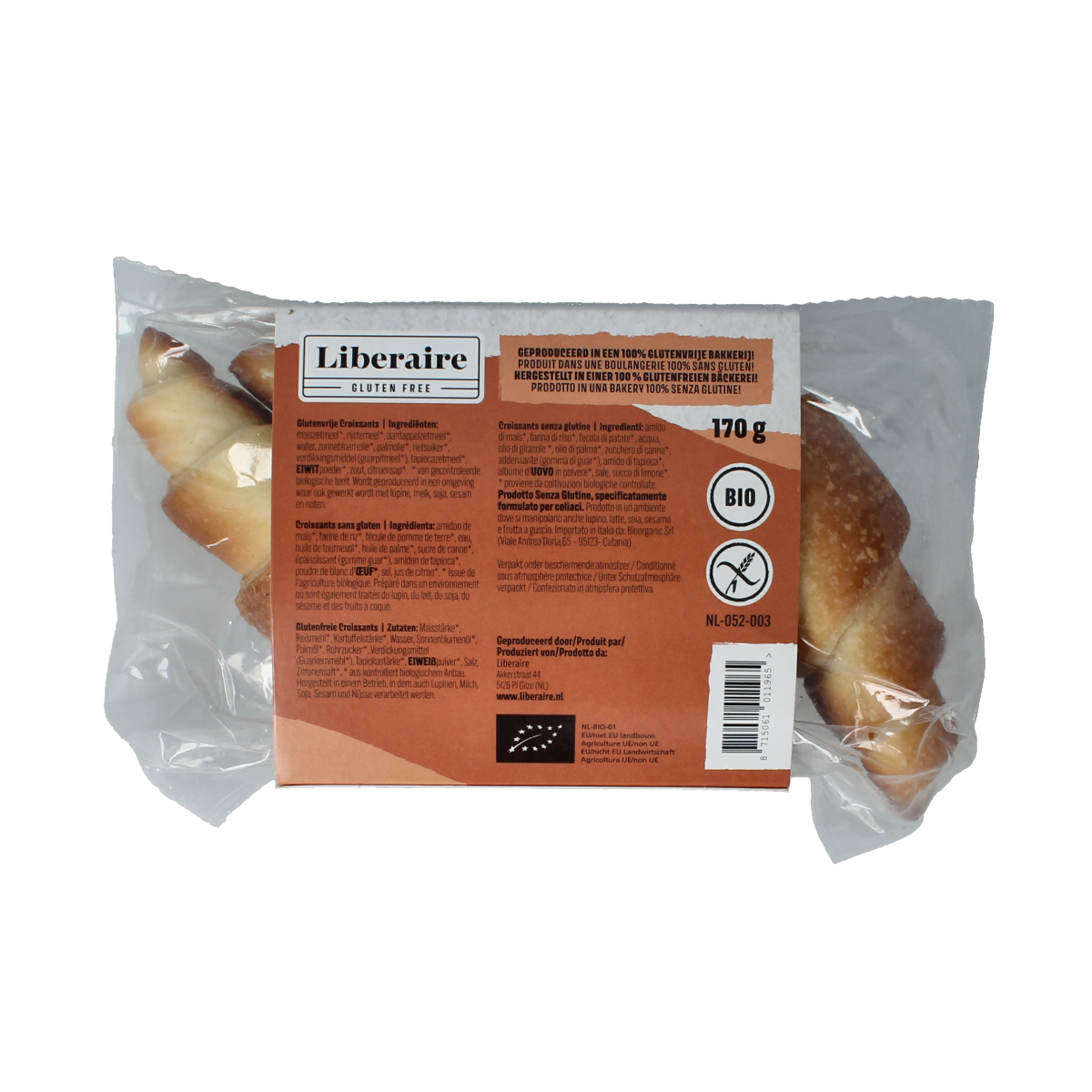 Liberaire Croissants bio 3.00 Stuks