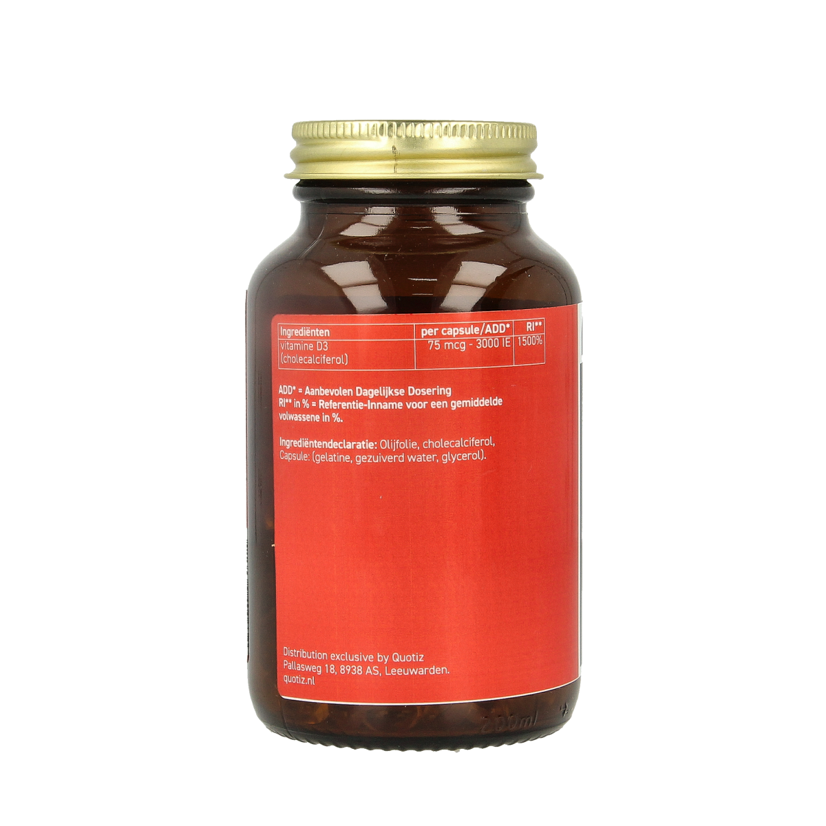All Natural Vitamine D3 75mcg 30.00 Capsules