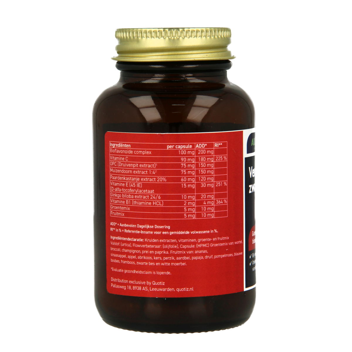All Natural Vermoeide en zware benen 60.00 Vegetarische capsules