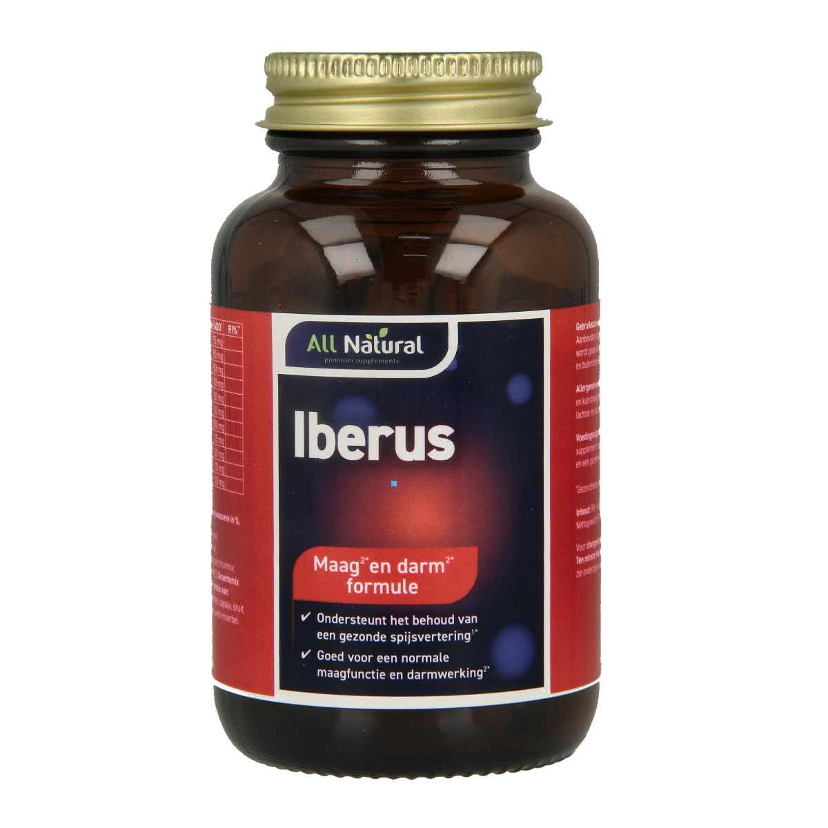 All Natural Iberus maag darm formule 60.00 Vegetarische capsules
