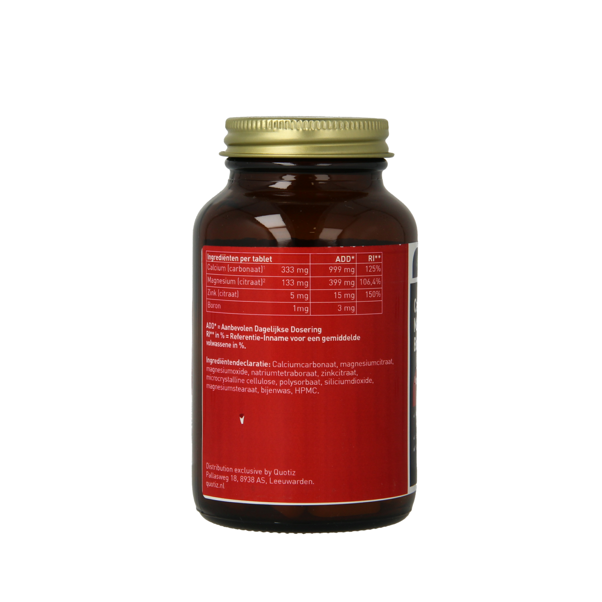 All Natural Calcium magnesium boron zink 90.00 Tabletten