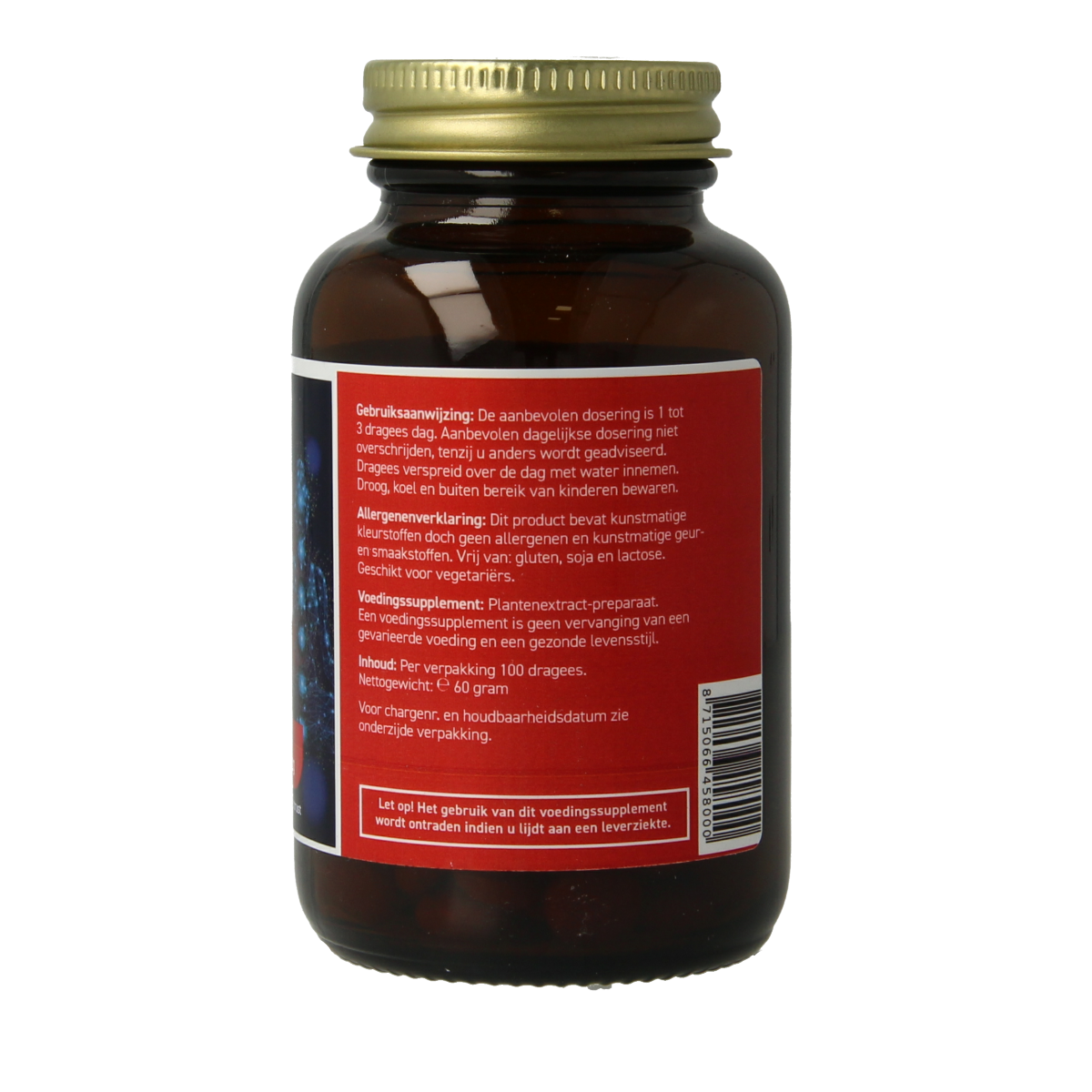 All Natural Rode valeriaan  100.00 Dragees