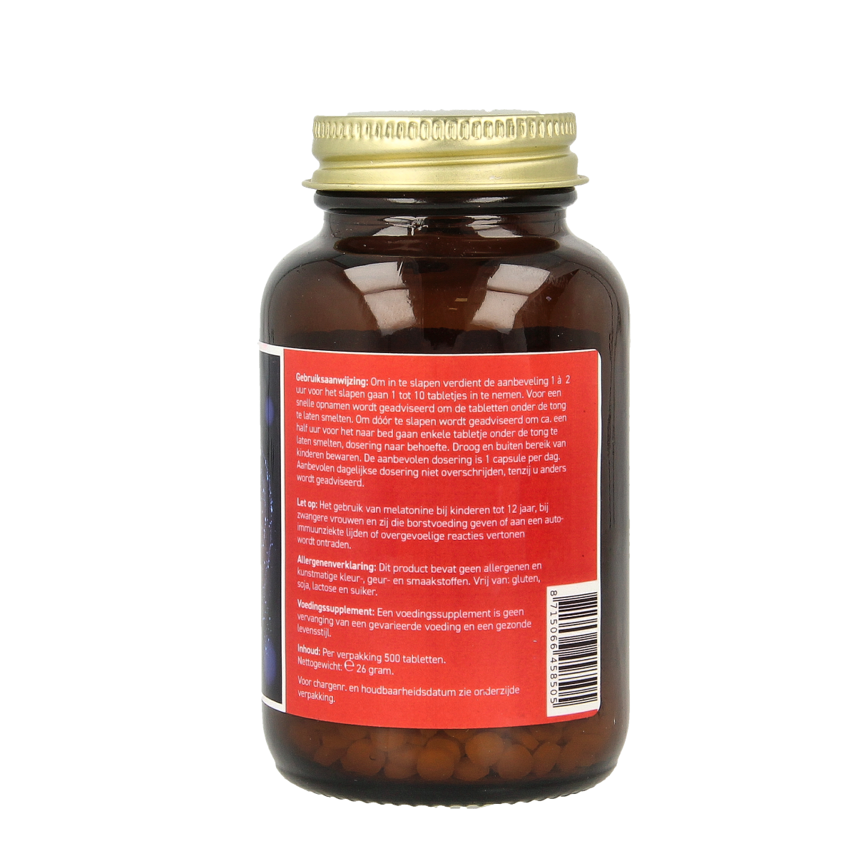 All Natural Melatonine 100mcg 500.00 Tabletten