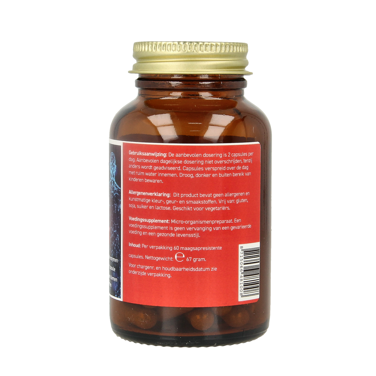 All Natural Probiotica & enzymen 60.00 Vegetarische capsules