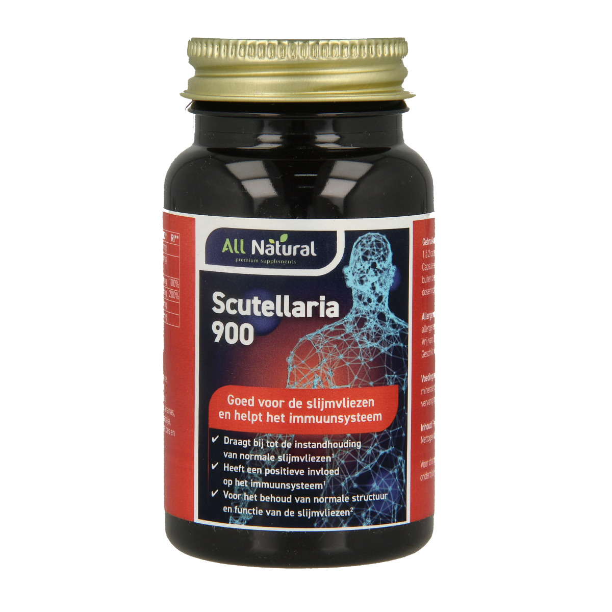 All Natural Scutellaria 7.00 Capsules