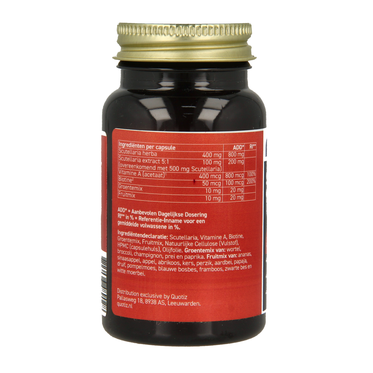 All Natural Scutellaria 7.00 Capsules