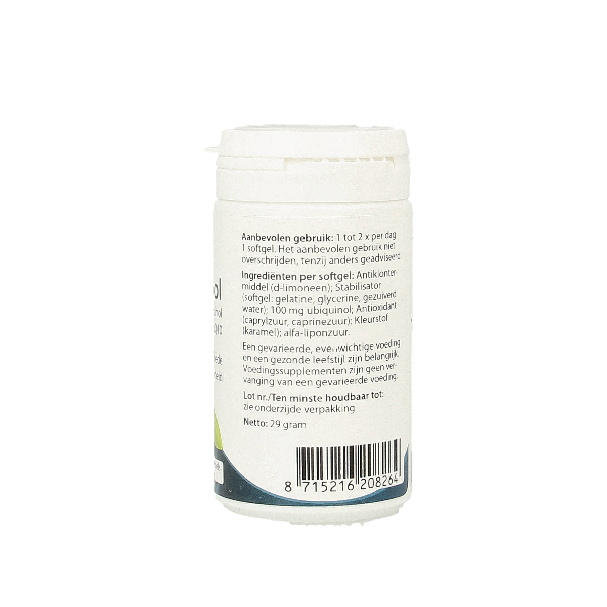 Springfield Reduquinol 100mg potje 60.00 Softgels