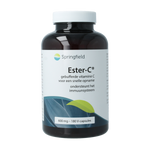 Springfield Ester-C gebufferde vitamine C 180.00 Vegetarische capsules