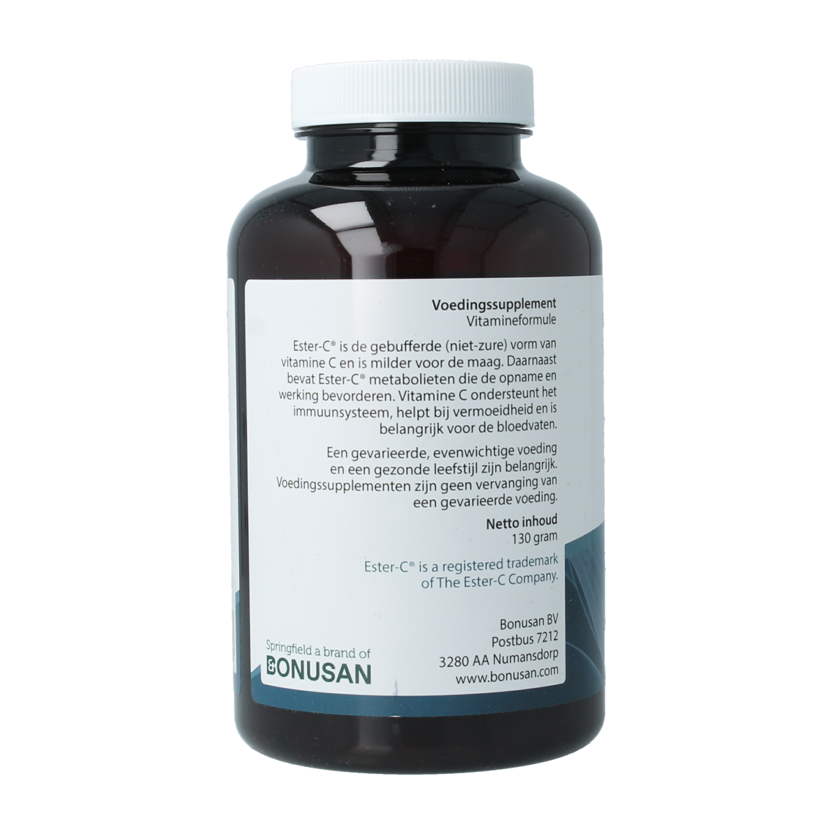 Springfield Ester-C gebufferde vitamine C 180.00 Vegetarische capsules