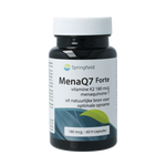 Springfield MenaQ7 Forte vitamine K2 180 mcg 60 Vegetarische capsules