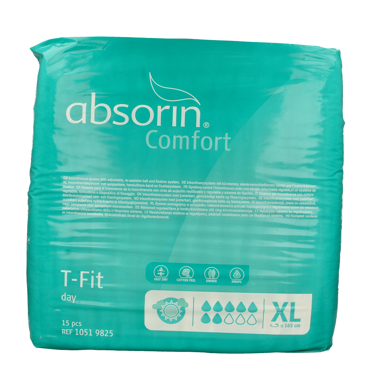 Absorin Comfort t-fit day maat XL 15.00 Stuks