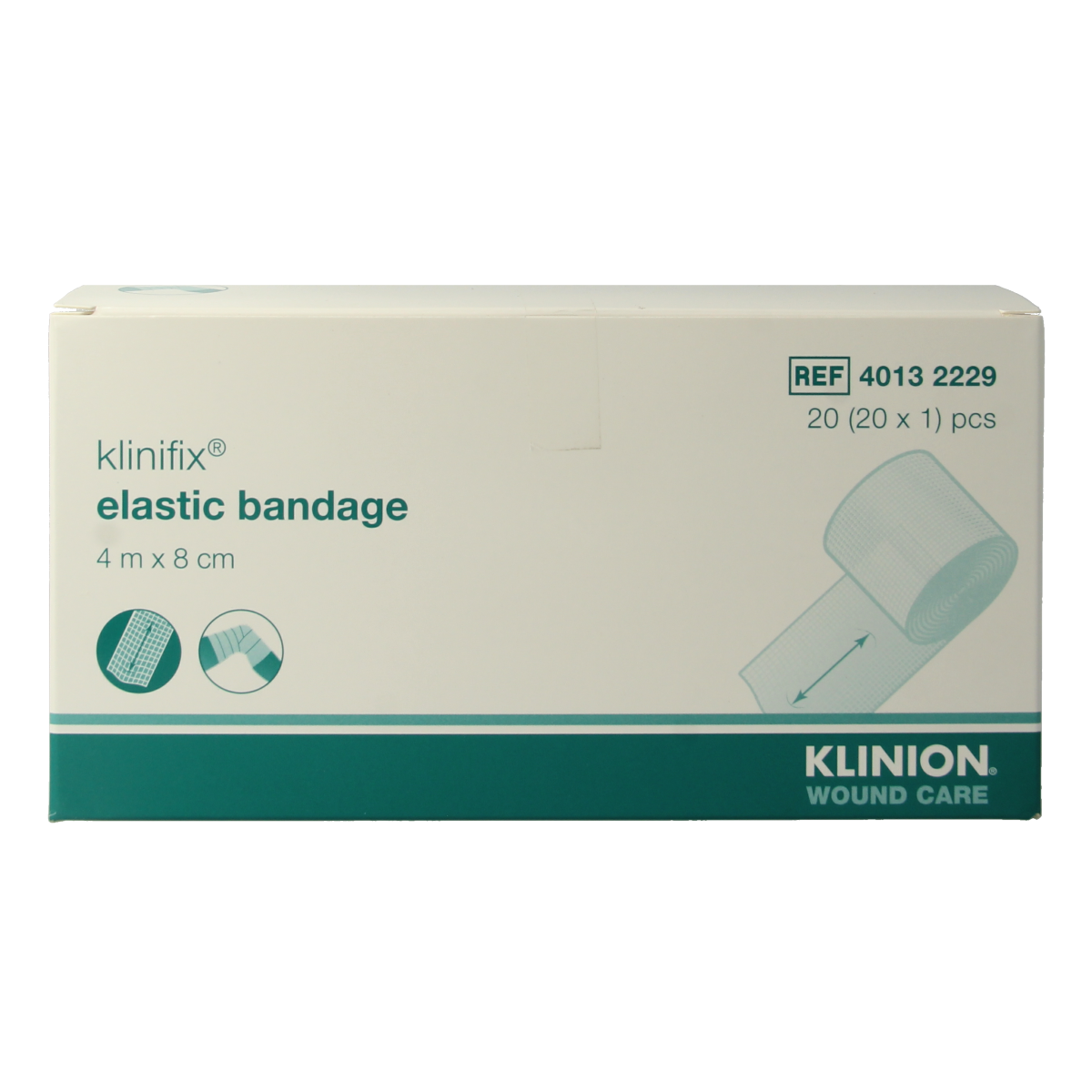 Klinifix Hydrofiel windsel 4m x 8cm 20.00 Stuks