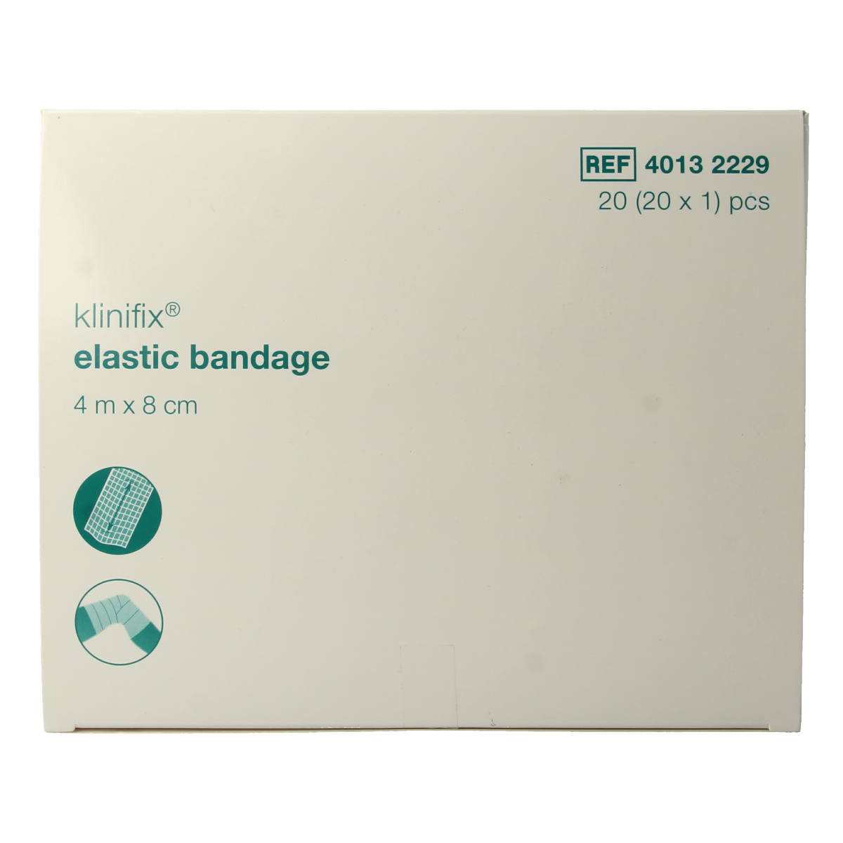 Klinifix Hydrofiel windsel 4m x 8cm 20.00 Stuks