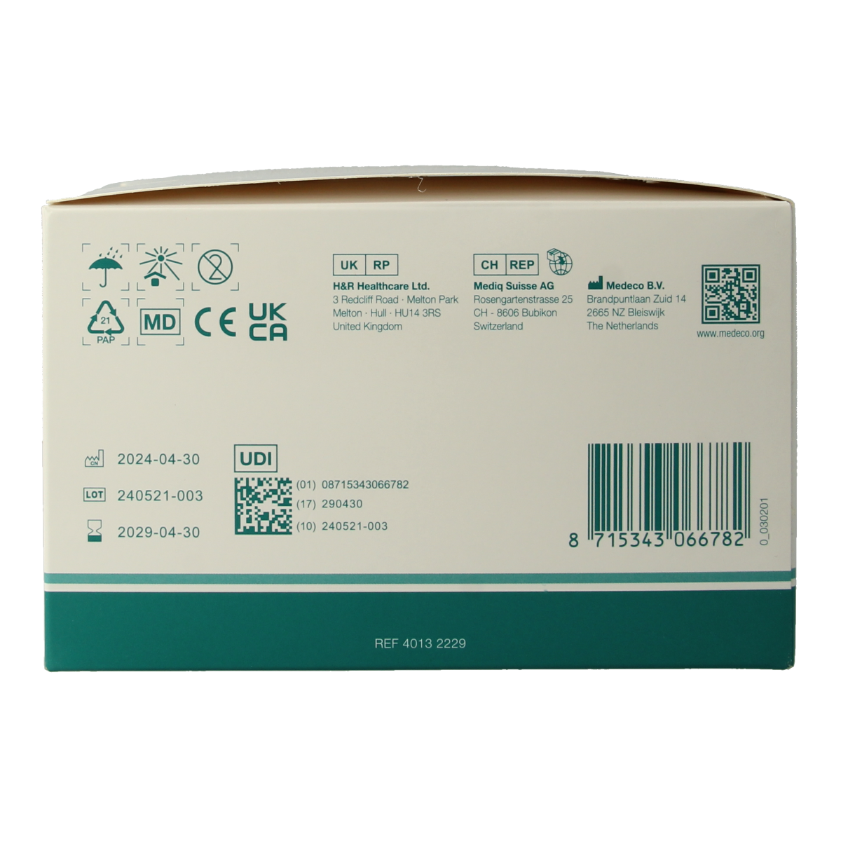 Klinifix Hydrofiel windsel 4m x 8cm 20.00 Stuks