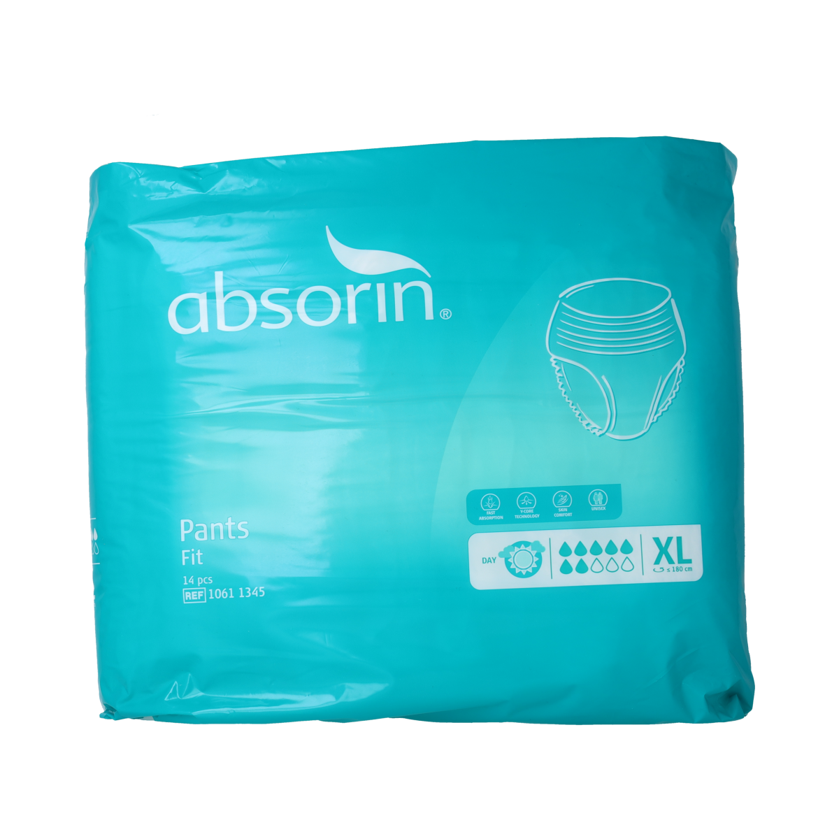 Absorin Comfort pants fit maat XL  14.00 Stuks