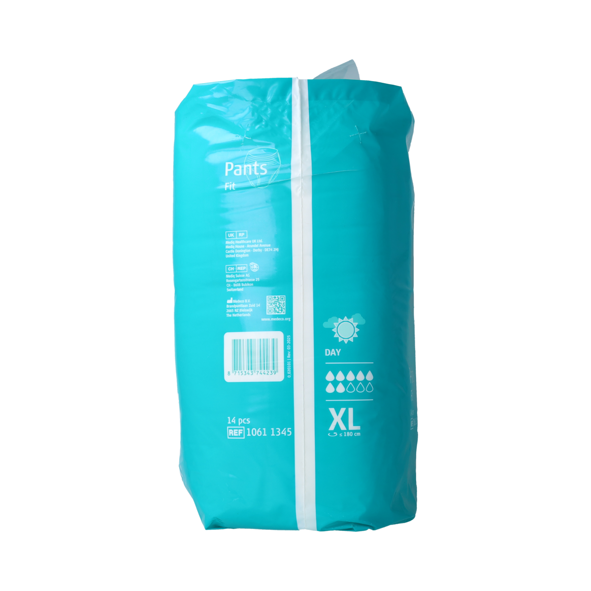 Absorin Comfort pants fit maat XL  14.00 Stuks