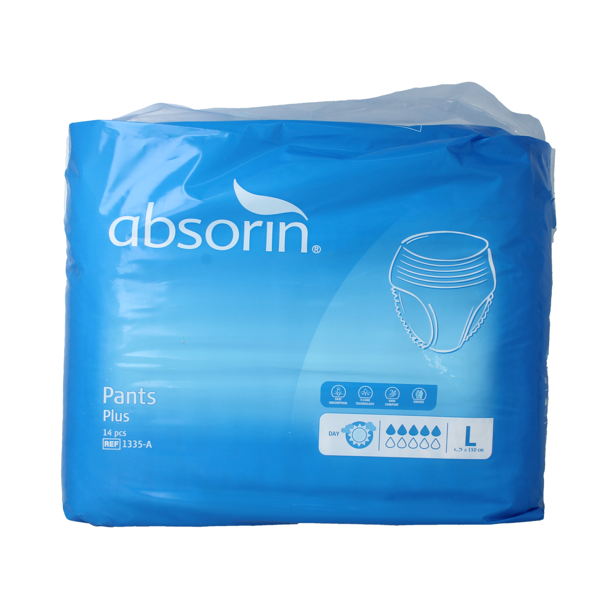 Absorin Pants plus L 14.00 Stuks