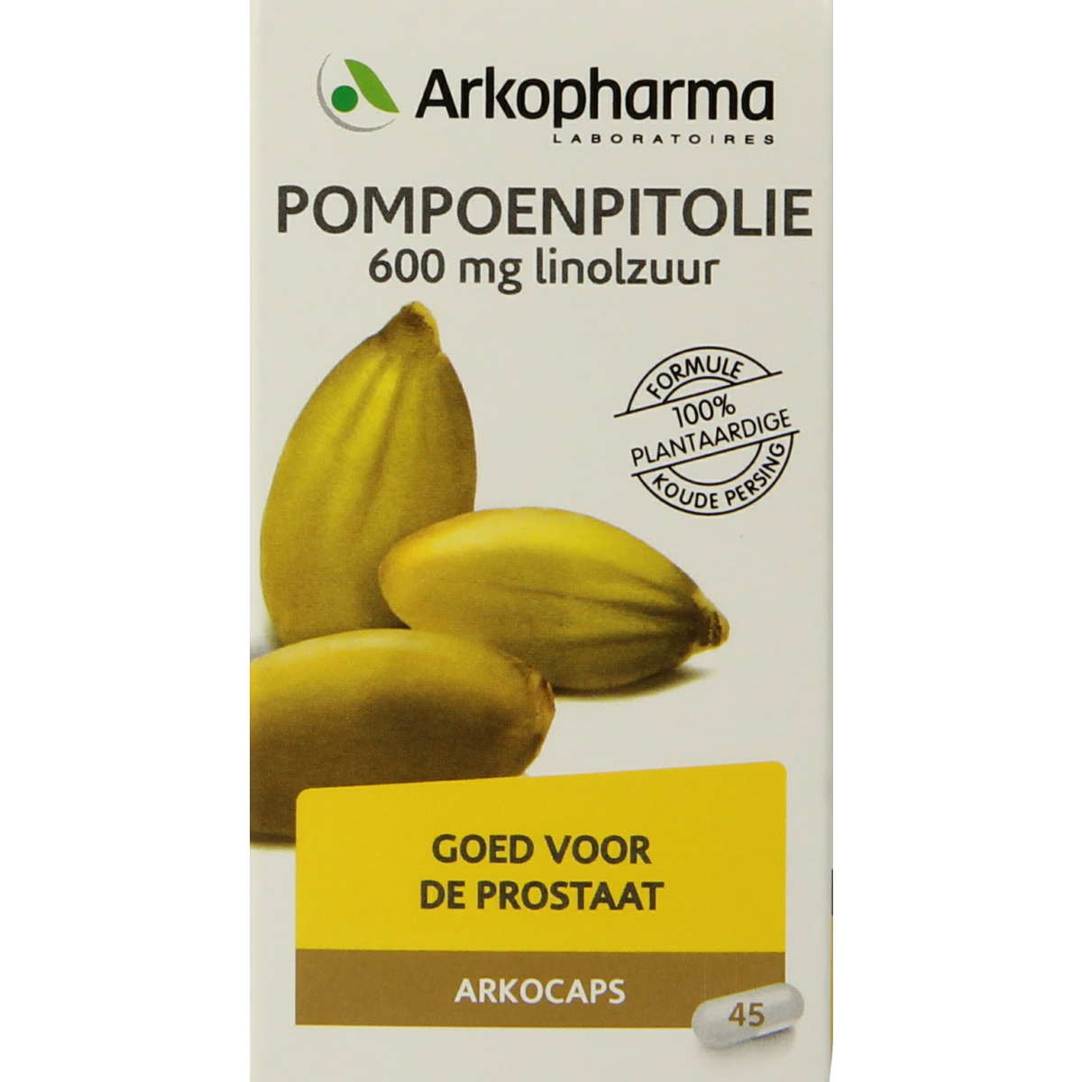 Arkocaps Pompoenpitolie 45.00 Capsules