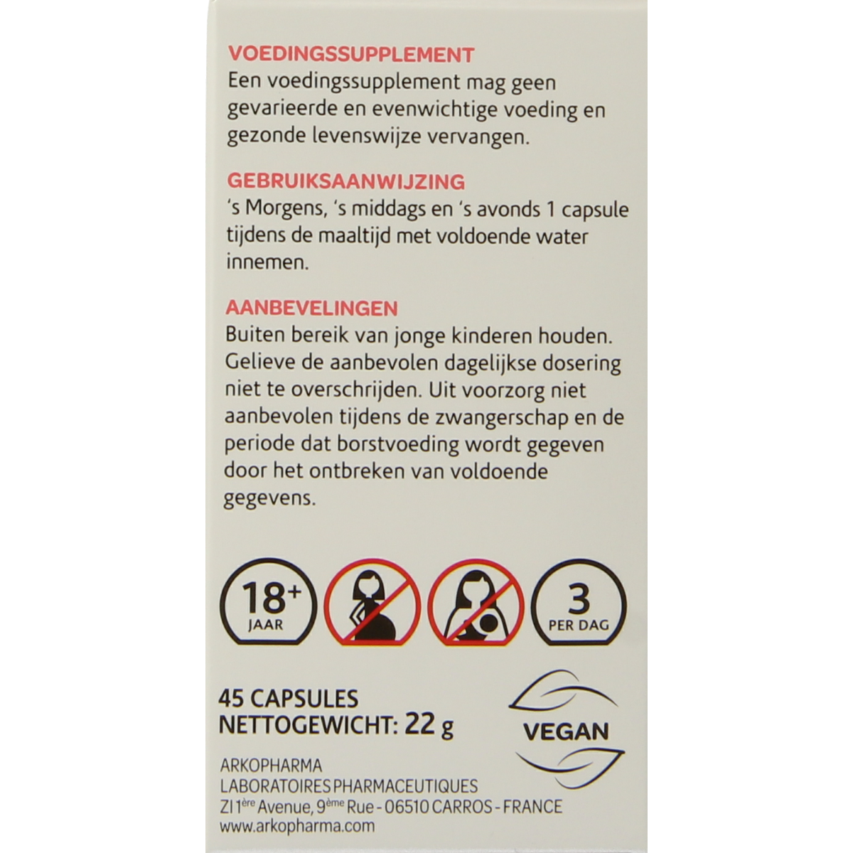 Arkocaps Maretak 45.00 Capsules