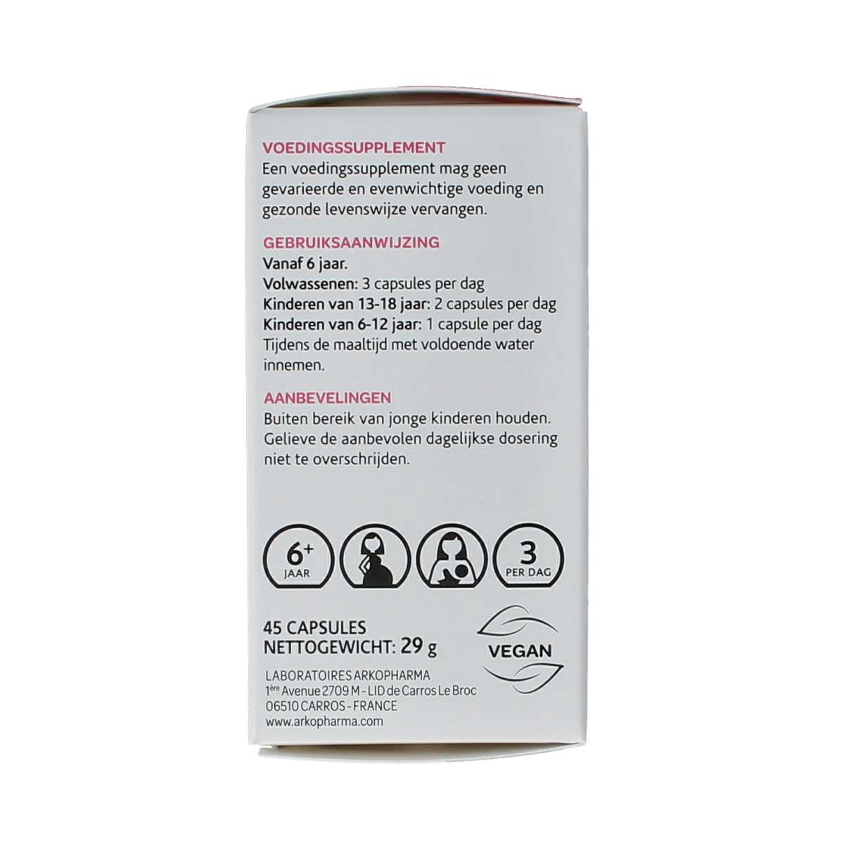 Arkocaps Borage olie 45.00 Capsules