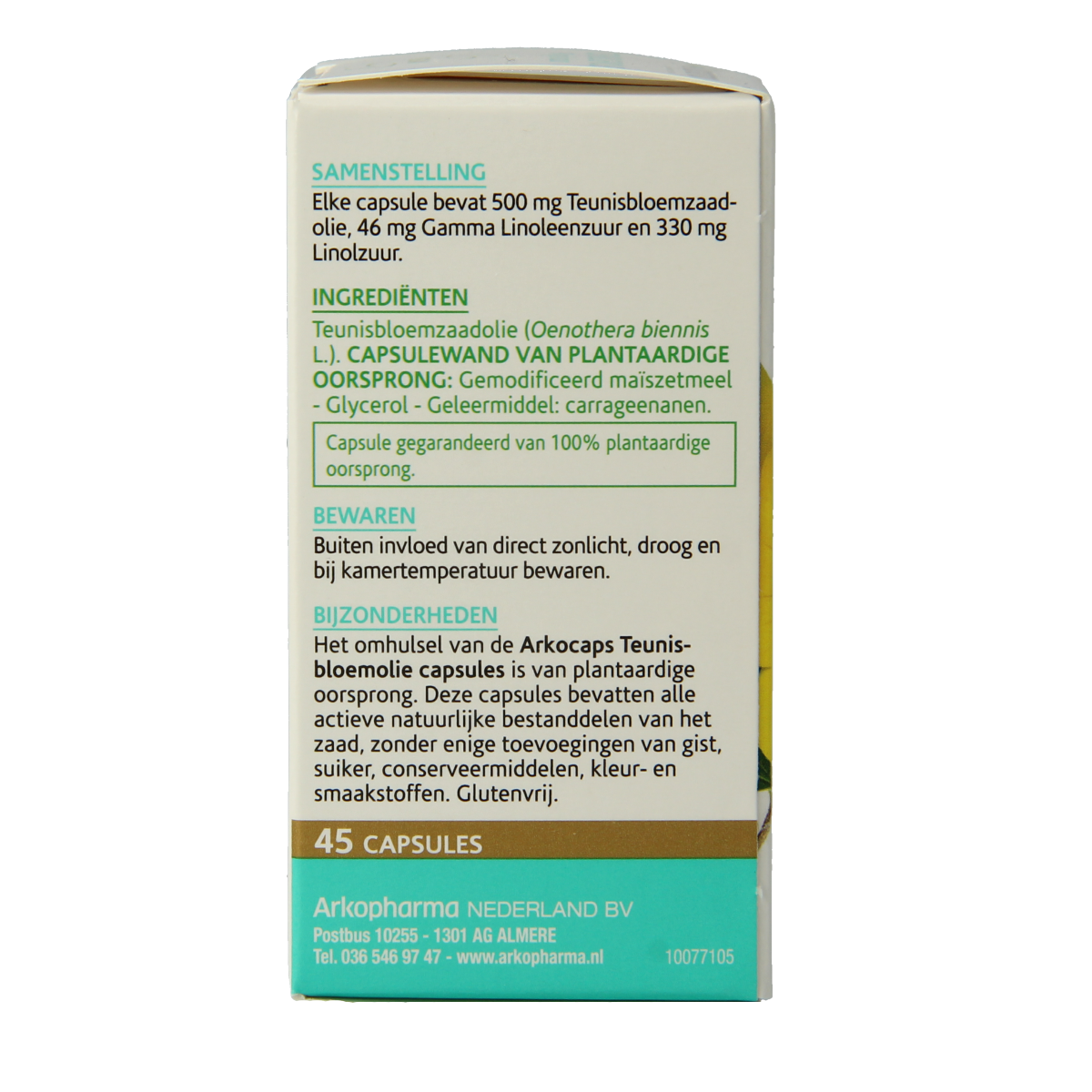 Arkocaps Teunisbloemolie 45.00 Capsules