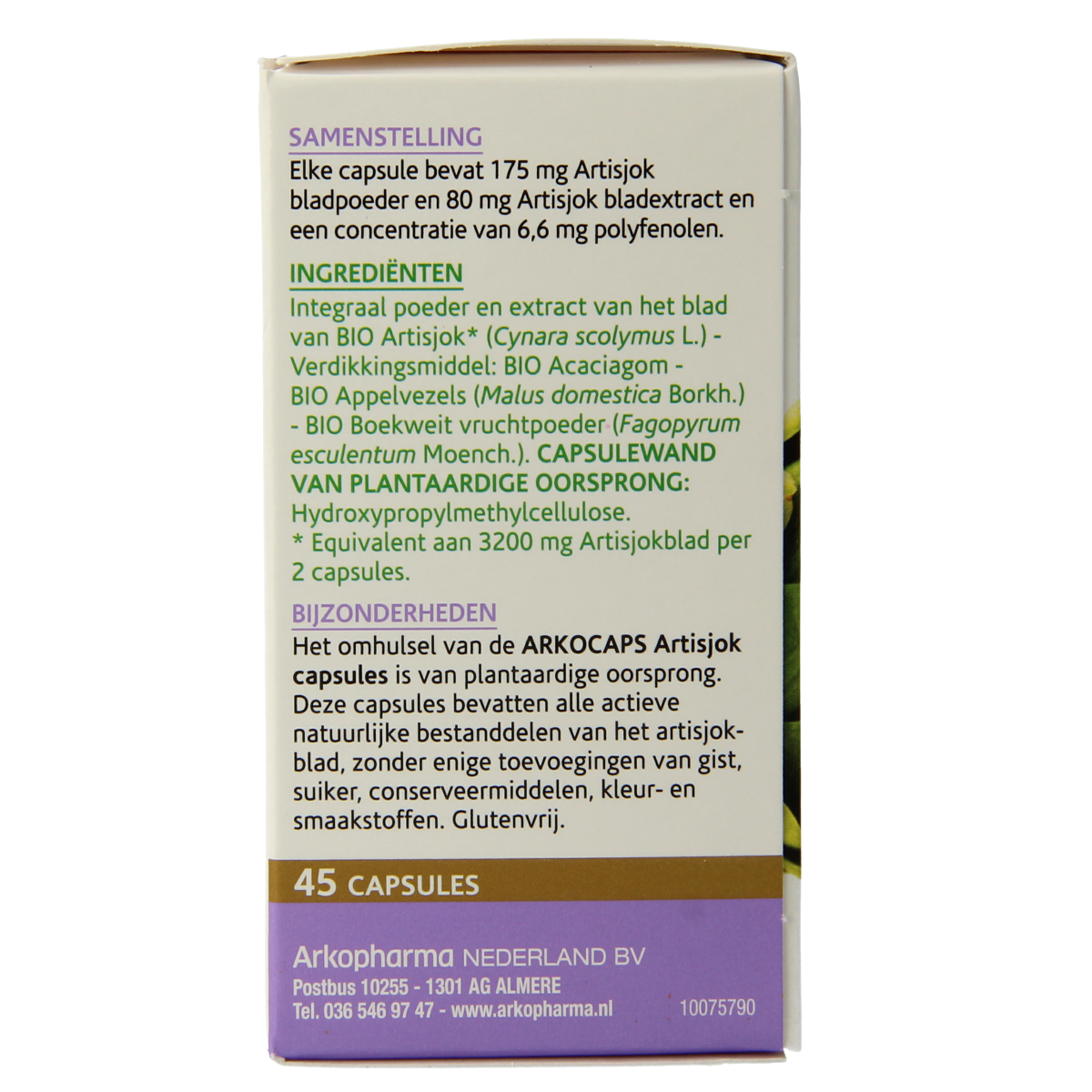 Arkocaps Artisjok bio 45.00 Capsules