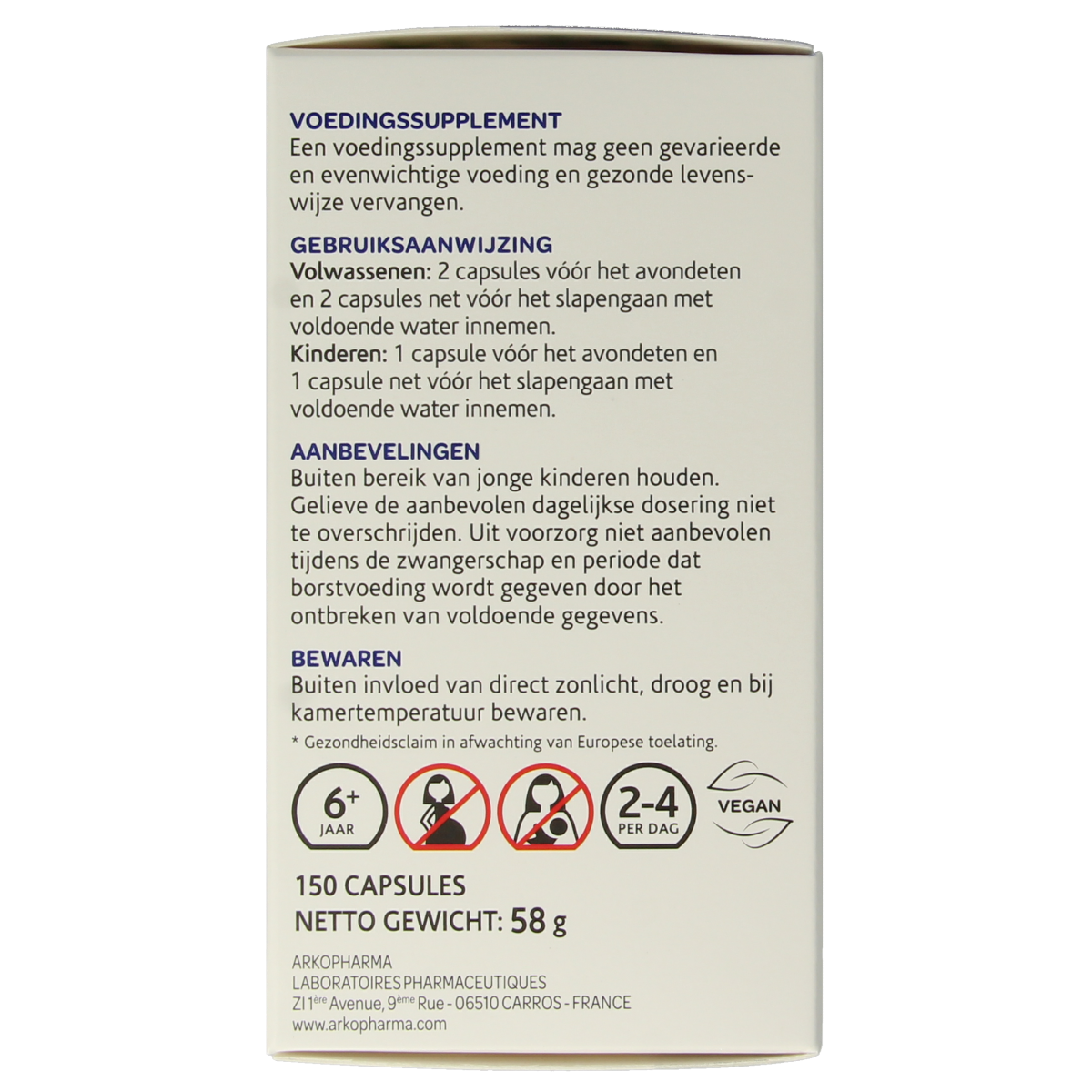 Arkocaps Goudpapaver 150.00 Capsules