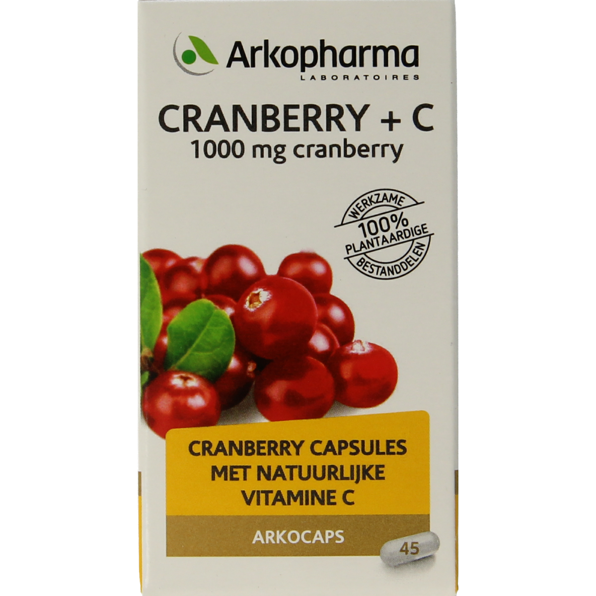 Arkocaps Cranberry & Vitamine C 45.00 Capsules