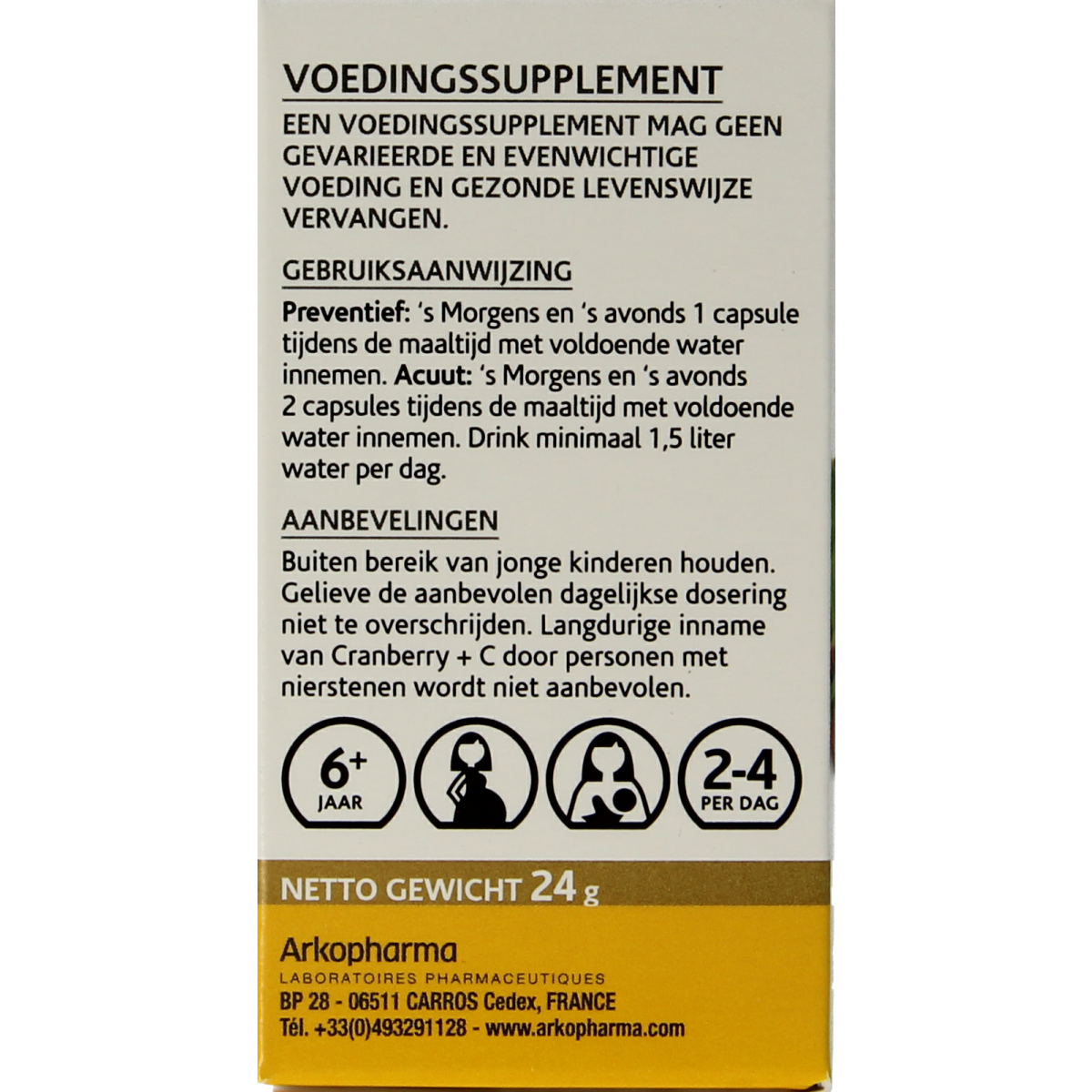 Arkocaps Cranberry & Vitamine C 45.00 Capsules