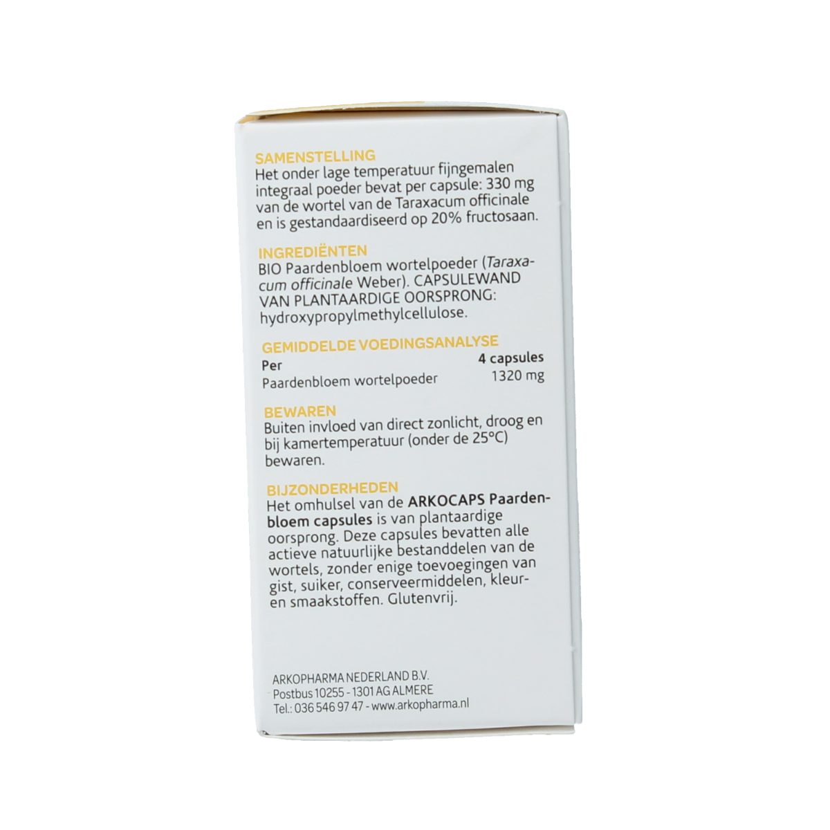 Arkocaps Paardenbloem bio 45.00 Capsules