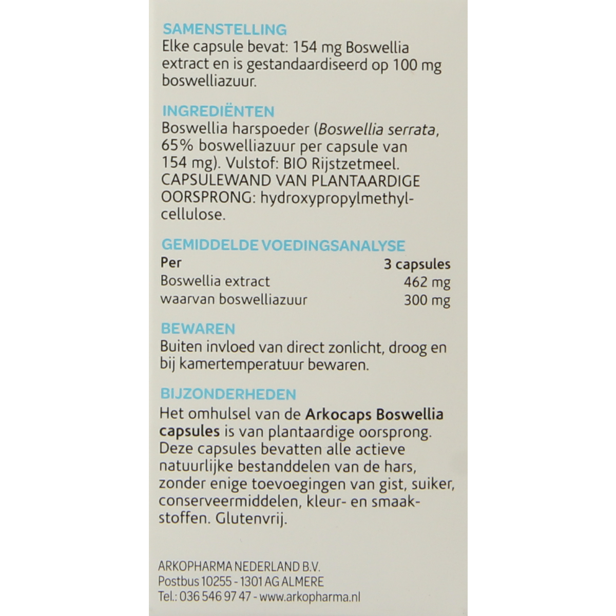 Arkocaps Boswellia 45.00 Capsules