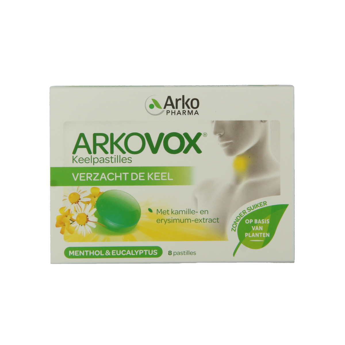 Arkovox Menthol eucalyptus keelpastilles 8.00 Pastilles