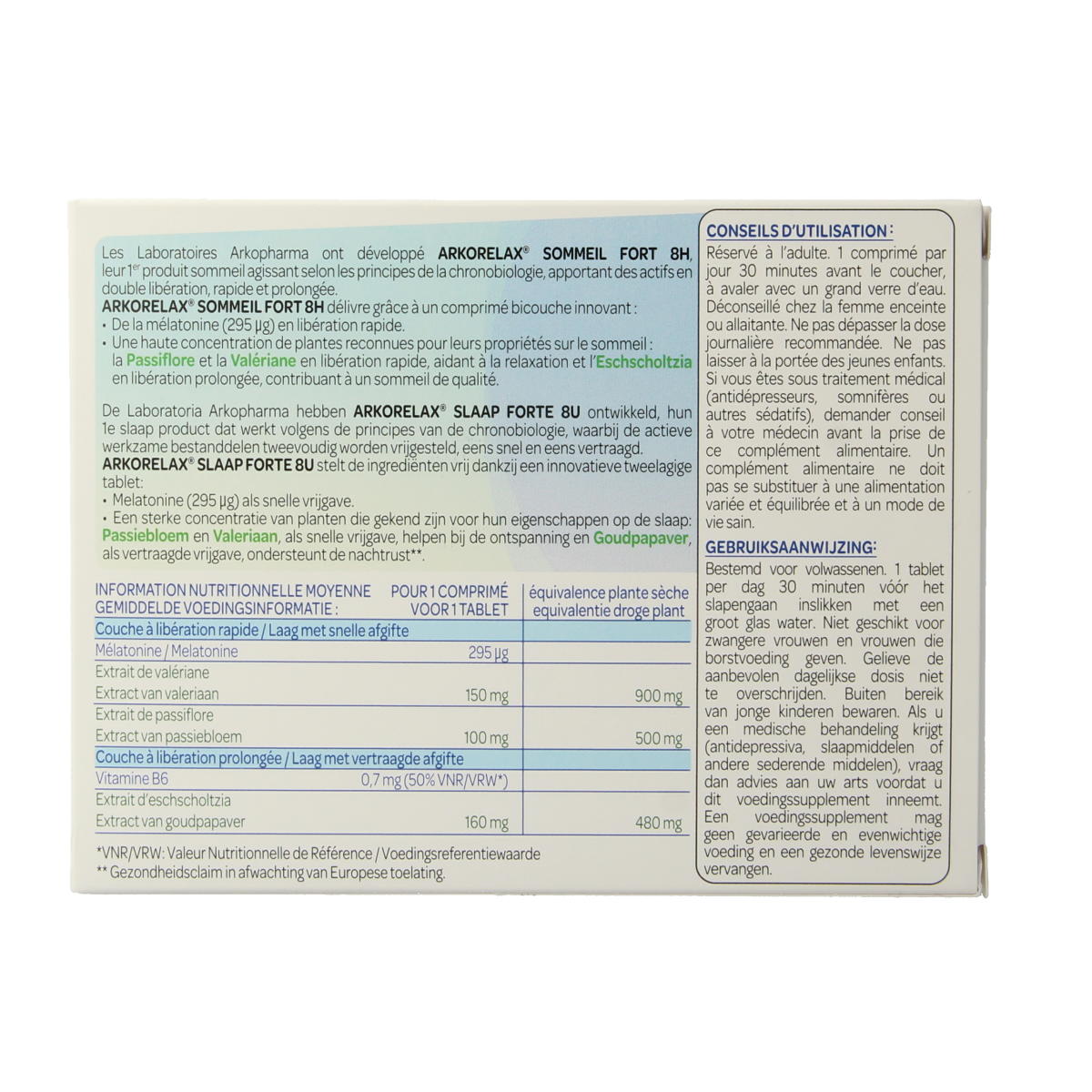 Arkorelax Slaap forte 30.00 Tabletten