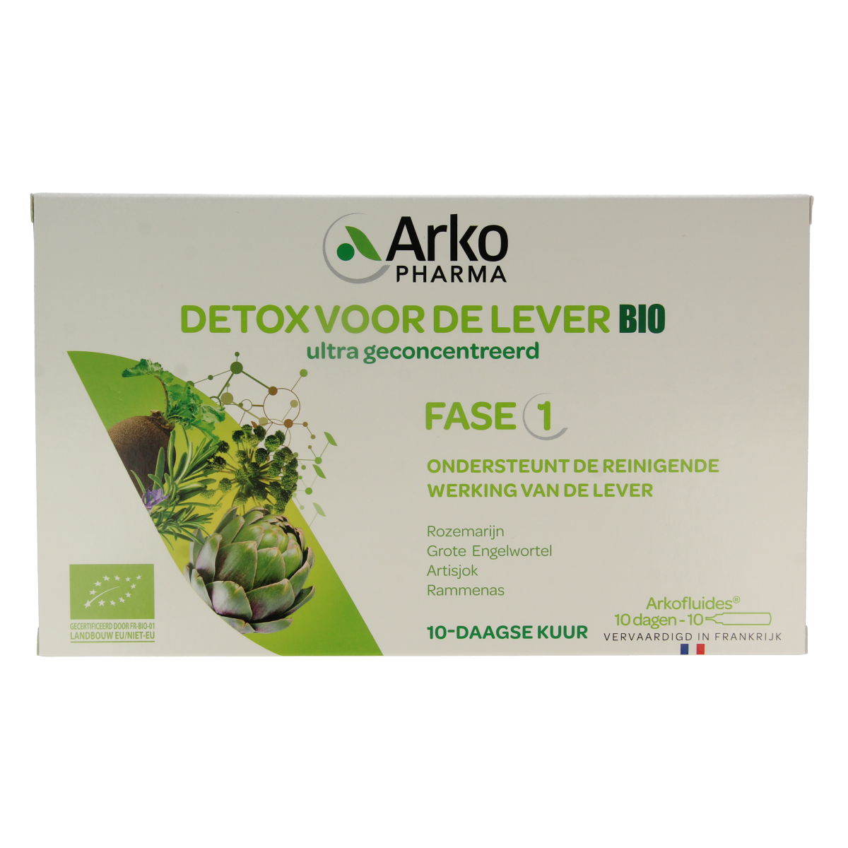 Arkofluids Detox lever bio 10.00 Ampullen