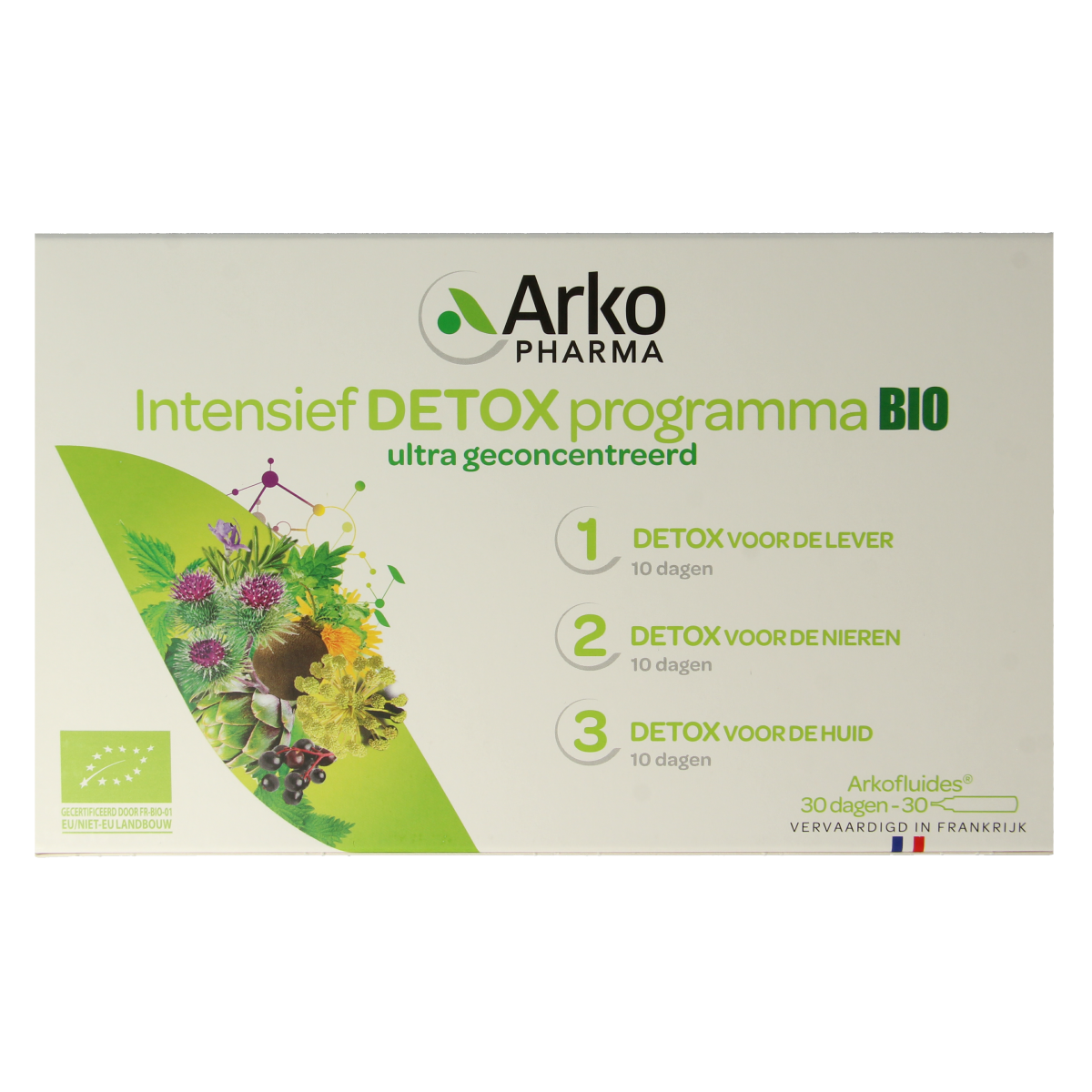 Arkofluids Bio detox 30 dagen kuur 30.00 Ampullen