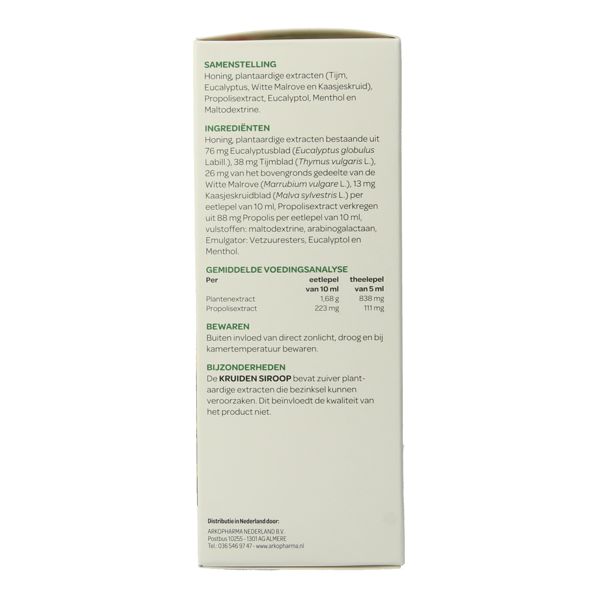 Arkopharma Kruidensiroop 150.00 Milliliter
