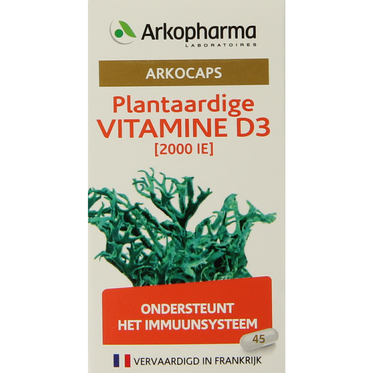Arkocaps Vitamine D3 2000IE vegan 45.00 Capsules
