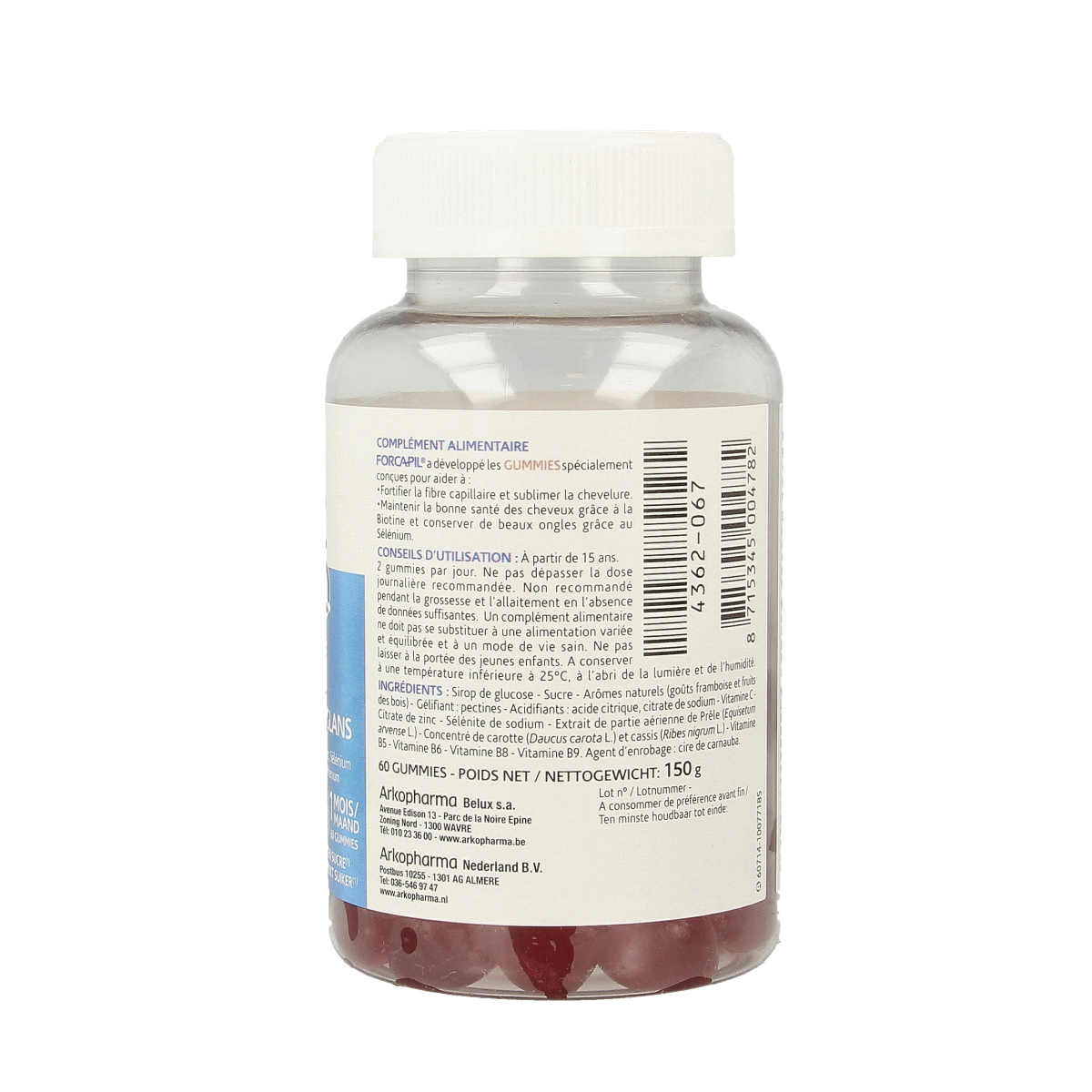 Forcapil Haar en nagel 60.00 Gummies