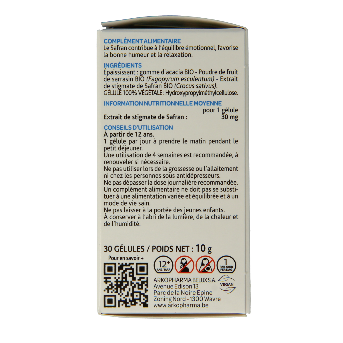 Arkocaps Saffraan bio 30.00 Capsules