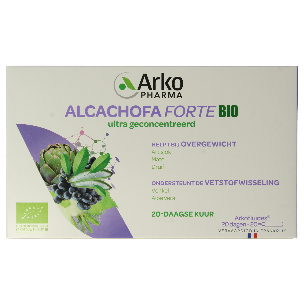 Arkofluids Alcachofa forte bio 20.00 Ampullen