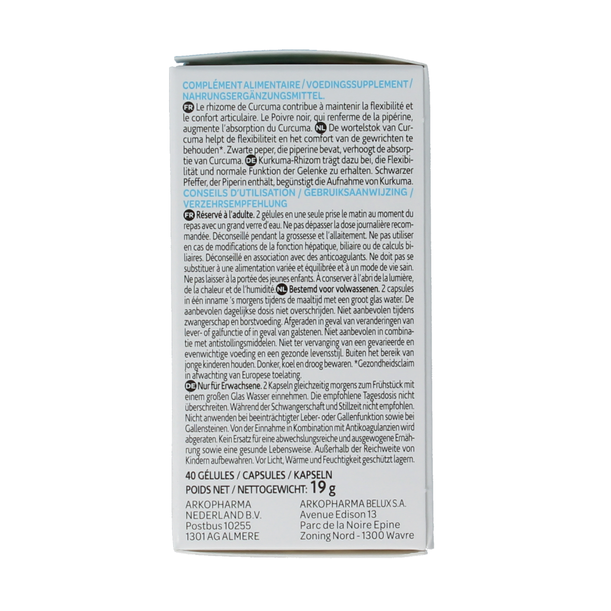 Arkocaps Curcuma 40.00 Capsules