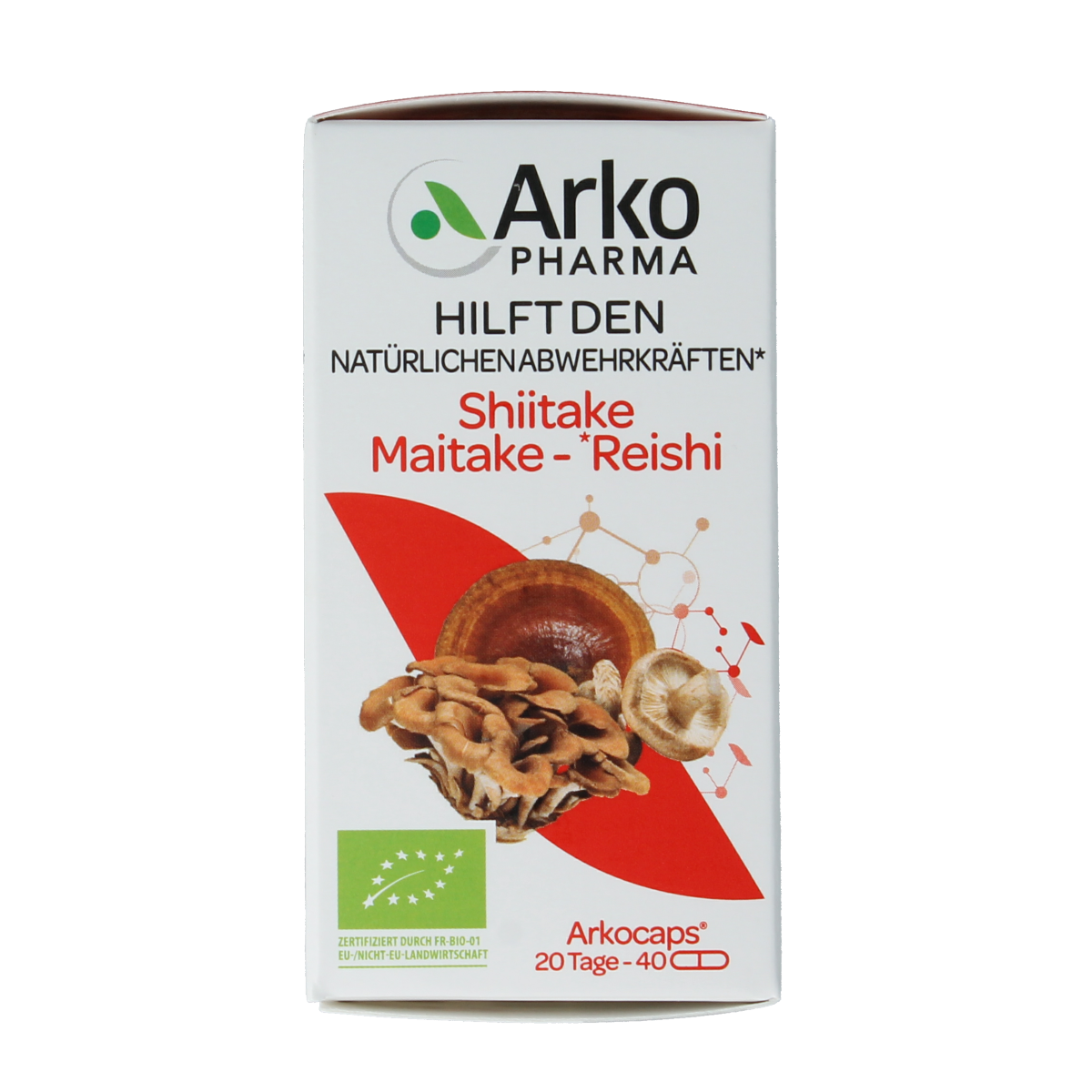 Arkocaps Reishi shiitake maitake bio 40.00 Capsules