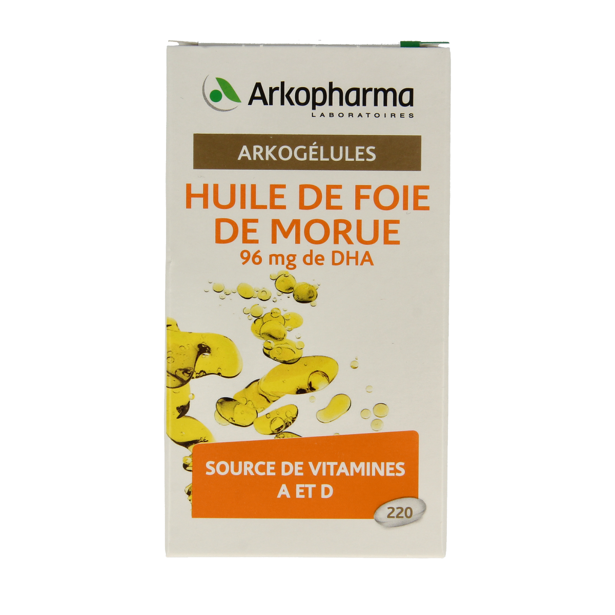 Arkocaps Levertraanolie 220.00 Capsules