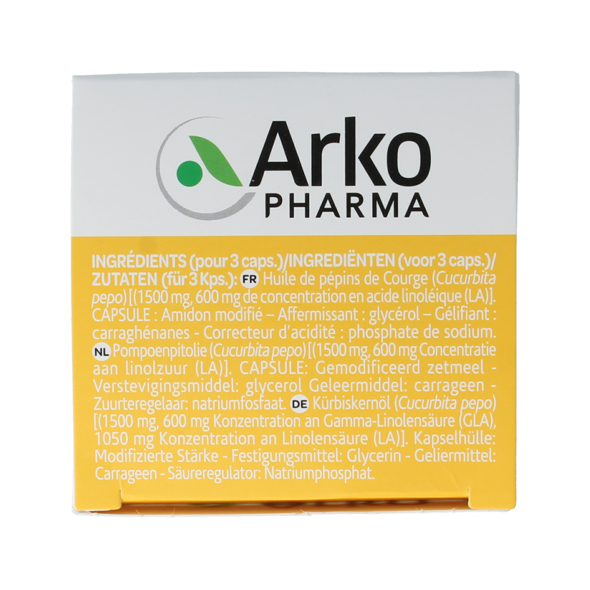 Arkocaps Pompoenpitolie 180.00 Capsules