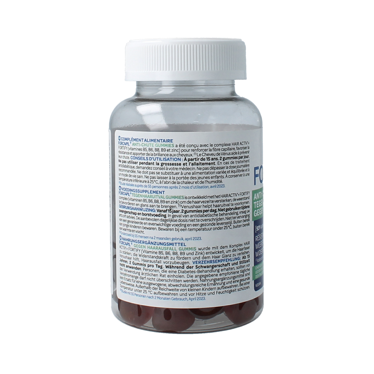 Forcapil Tegen haaruitval 60.00 Gummies