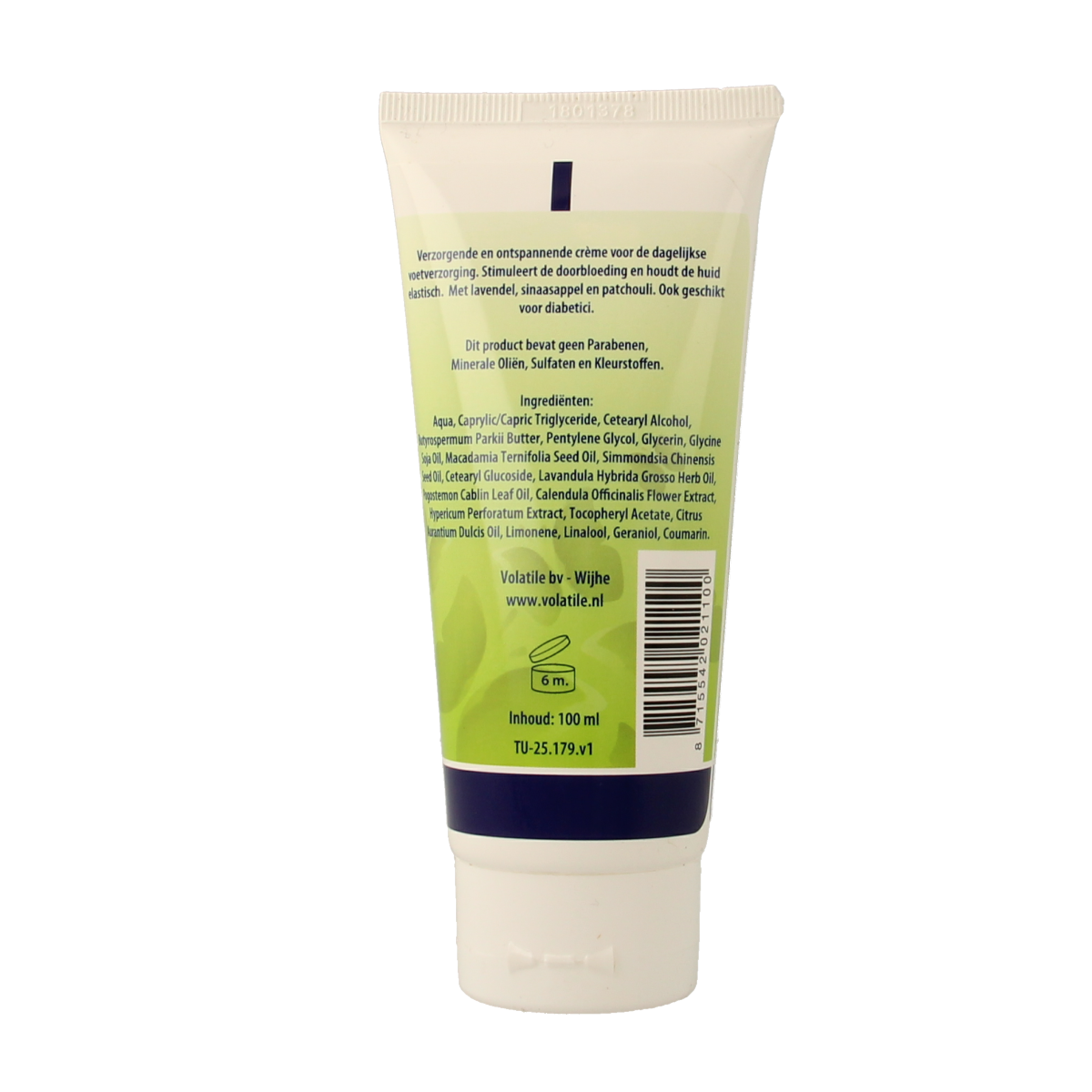 Volatile Voetencreme ontspannend 100.00 Milliliter