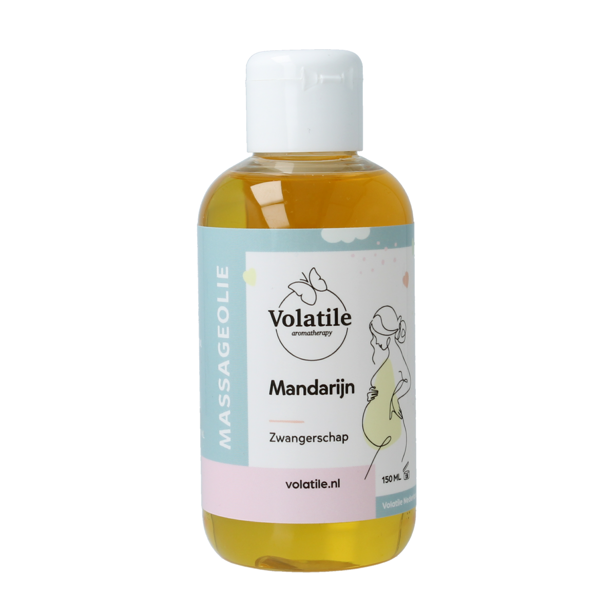 Volatile Massageolie zwangerschap mandarijn 150.00 Milliliter